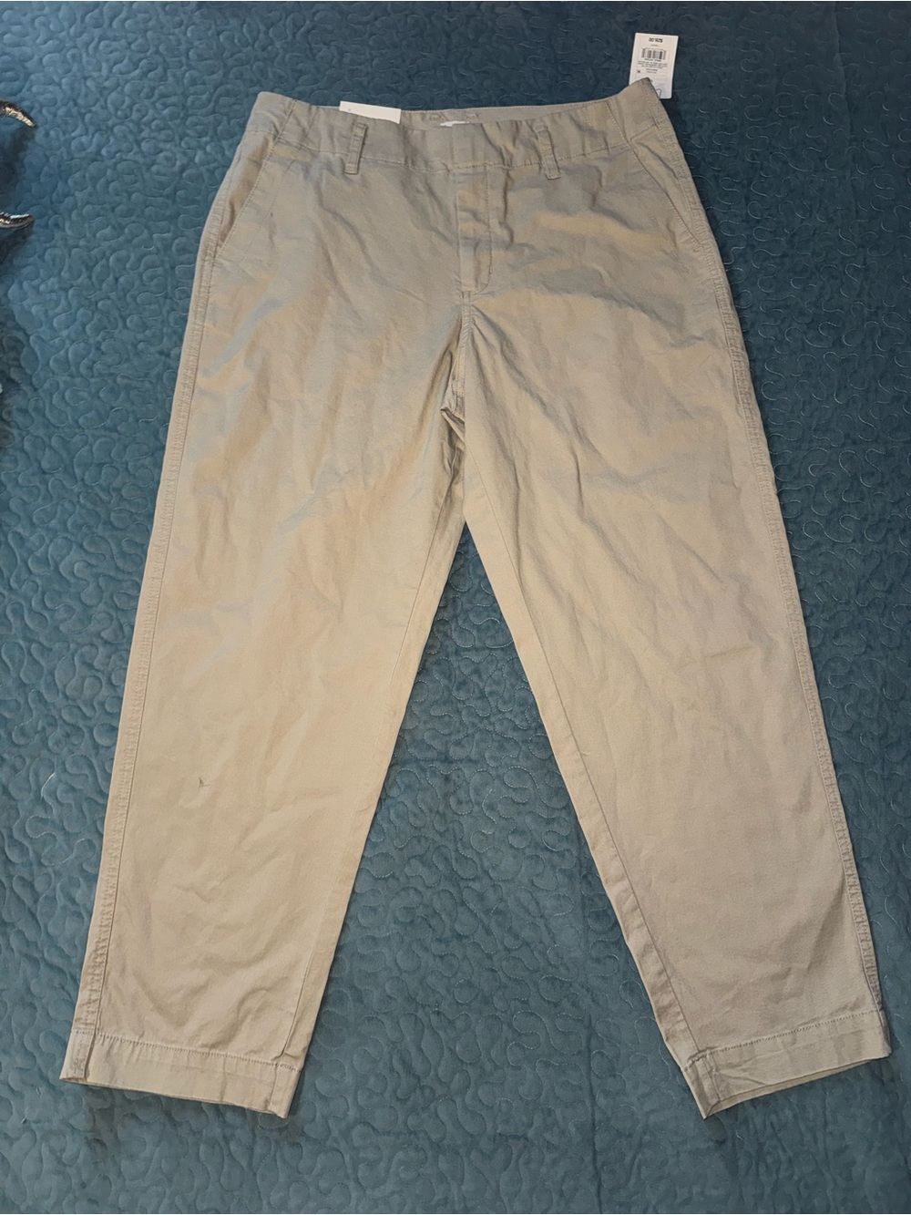 a new day Women's Tan Capris - Classic Straight Leg